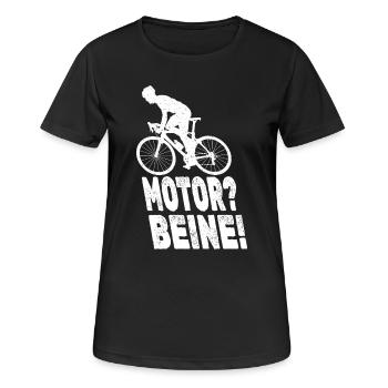 Legs instead of motor - Women's Breathable T-Shirt - black - Front - AI Model Female 172 light (172cm)