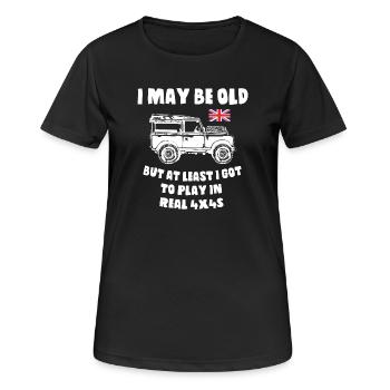 I_Got_to_Play_4x4 - T-shirt respirant Femme - noir - Devant - AI Model Female 172 light (172cm)