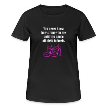 Waltz Couple Dance - Women's Breathable T-Shirt - black - Front - AI Model Female 172 light (172cm)