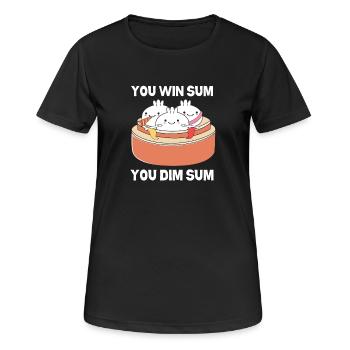 Dim sum - Women's Breathable T-Shirt - black - Front - AI Model Female 172 light (172cm)