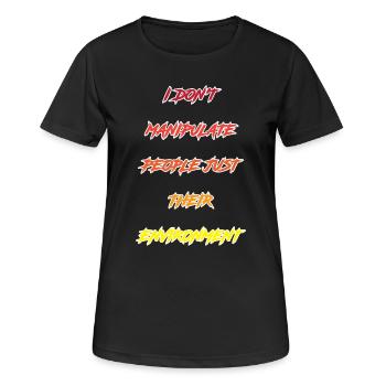 Verhaltenstherapie Therapie Verhalten - Frauen T-Shirt atmungsaktiv - Schwarz - Vorne - AI Model Female 172 light (172cm)