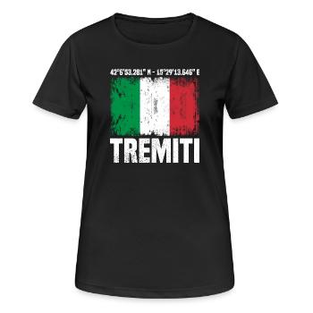 Tremiti Coordinates - Women's Breathable T-Shirt - black - Front - AI Model Female 172 light (172cm)