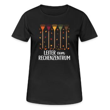 Rechenzentrum Gärtner Garten Gartenarbeit - Frauen T-Shirt atmungsaktiv - Schwarz - Vorne - AI Model Female 172 light (172cm)