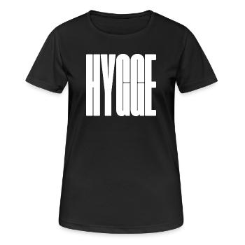 T-shirt graphique Hygge Bold Wordmark - T-shirt respirant Femme - noir - Devant - AI Model Female 172 light (172cm)
