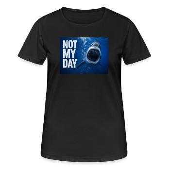 Hai Not My Day - Women's Breathable T-Shirt - black - Front - AI Model Female 172 light (172cm)
