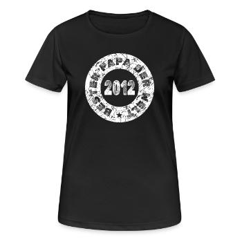 Fête des pères 2012 - T-shirt respirant Femme - noir - Devant - AI Model Female 172 light (172cm)
