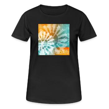 Balearic Islands Tie-Dye - Women's Breathable T-Shirt - black - Front - AI Model Female 172 light (172cm)