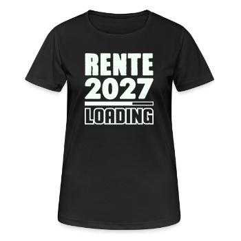 Pension 2027 Loading - Women's Breathable T-Shirt - black - Front - AI Model Female 172 light (172cm)