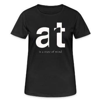 art - Est un état d’esprit - T-shirt respirant Femme - noir - Devant - AI Model Female 172 light (172cm)