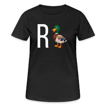 Retraite, retraite, drôle - T-shirt respirant Femme - noir - Devant - AI Model Female 172 light (172cm)