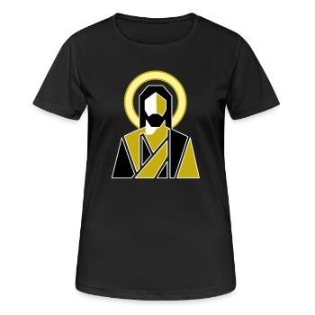 Modern Jesus - Women's Breathable T-Shirt - black - Front - AI Model Female 172 light (172cm)