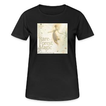Rare Forest Magic - Women's Breathable T-Shirt - black - Front - AI Model Female 172 light (172cm)