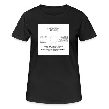 A Ma Magnifique Femme Je Ne Me Suis Pas Marie P... - T-shirt respirant Femme - noir - Devant - AI Model Female 172 light (172cm)