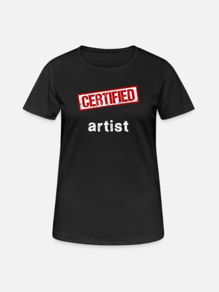 Artist - Women's Breathable T-Shirt - black