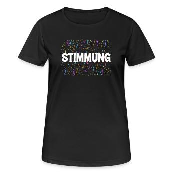 MOOD – Confetti Carnival Carnival Shirt - Women's Breathable T-Shirt - black - Front - AI Model Female 172 light (172cm)