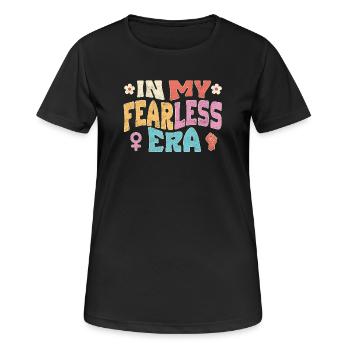 In my Fearless Era - Women's Breathable T-Shirt - black - Front - AI Model Female 172 light (172cm)