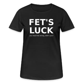LA CHANCE DE FET – Vous avez lu ce mauvais t-shirt drôle de mème - T-shirt respirant Femme - noir - Devant - AI Model Female 172 light (172cm)