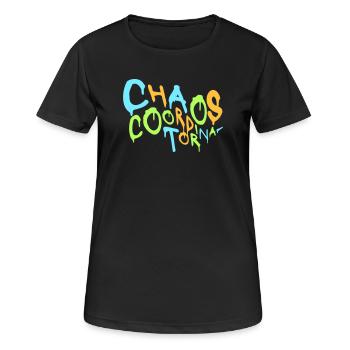 Chaos Coordinator Lustig Titel Eltern Lehrer Logo - Frauen T-Shirt atmungsaktiv - Schwarz - Vorne - AI Model Female 172 light (172cm)