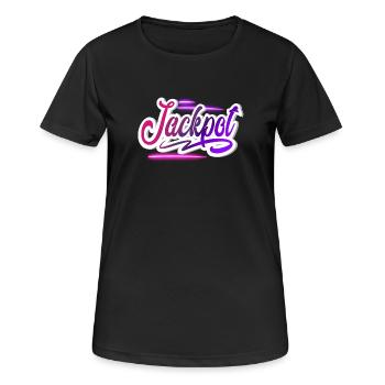 gros lot - T-shirt respirant Femme - noir - Devant - AI Model Female 172 light (172cm)