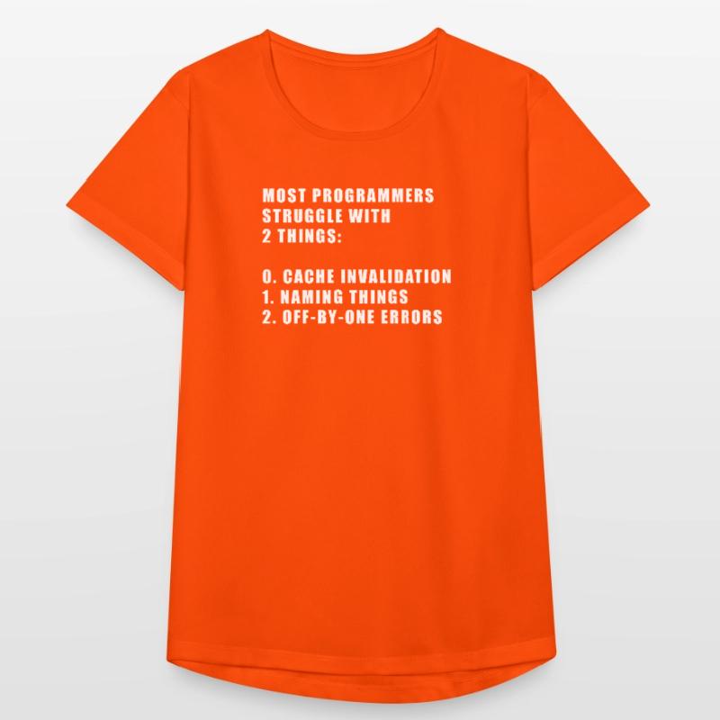 2 hard things in computer science programmer Women's Breathable T-Shirt