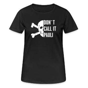 Dontcallit Pauli - T-shirt respirant Femme - noir - Devant - AI Model Female 172 light (172cm)