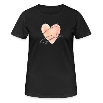 Ella Name für Mädchenname Baby Girl Baby Shower - Frauen T-Shirt atmungsaktiv - Schwarz - Vorne - AI Model Female 172 light (172cm)
