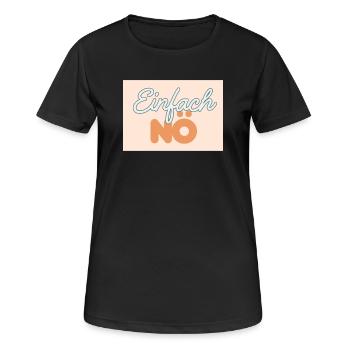 just nope - Women's Breathable T-Shirt - black - Front - AI Model Female 172 light (172cm)