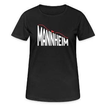 Mannheim - Women's Breathable T-Shirt - black - Front - AI Model Female 172 light (172cm)