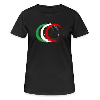 Iran - T-shirt respirant Femme - noir - Devant - AI Model Female 172 light (172cm)