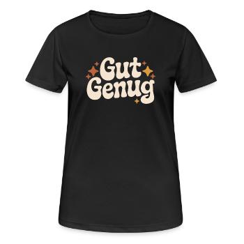 Good enough self-love, I'm good enough self-worth - Women's Breathable T-Shirt - black - Front - AI Model Female 172 light (172cm)