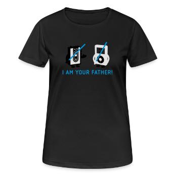 vs pod - Frauen T-Shirt atmungsaktiv - Schwarz - Vorne - AI Model Female 172 light (172cm)