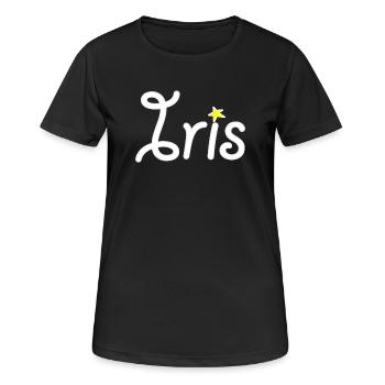 Iris - T-shirt respirant Femme - noir - Devant - AI Model Female 172 light (172cm)