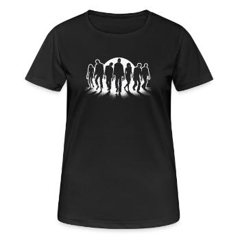 Zombis - T-shirt respirant Femme - noir - Devant - AI Model Female 172 light (172cm)