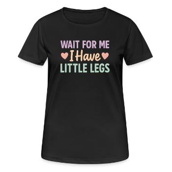 Cute Saying Humor Meme Funny Gift Idea - Women's Breathable T-Shirt - black - Front - AI Model Female 172 light (172cm)