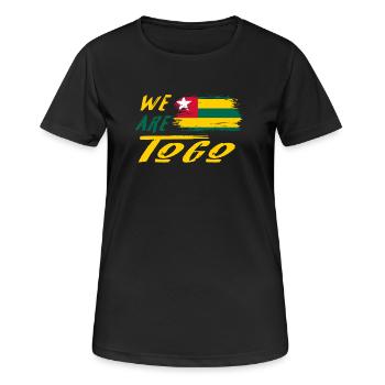 We are Togo - Women's Breathable T-Shirt - black - Front - AI Model Female 172 light (172cm)