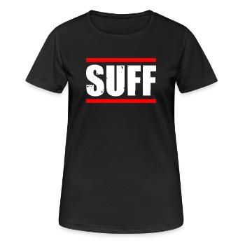 Suff Biertrinker Bierliebhaber Bier - Frauen T-Shirt atmungsaktiv - Schwarz - Vorne - AI Model Female 172 light (172cm)