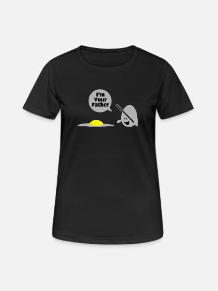 egg vader - T-shirt respirant Femme - noir
