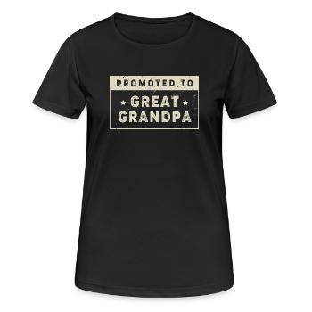 Grandpa Grandpa Grandchild Grandpa - Women's Breathable T-Shirt - black - Front - AI Model Female 172 light (172cm)