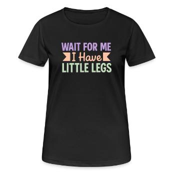Cute Saying Humor Meme Funny Gift Idea - Women's Breathable T-Shirt - black - Front - AI Model Female 172 light (172cm)