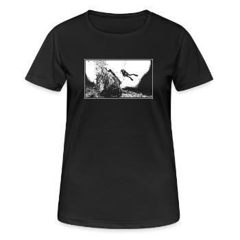 The wreck - Women's Breathable T-Shirt - black - Front - AI Model Female 172 light (172cm)