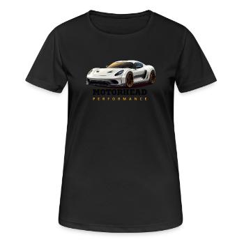 Performance Sports Car - Women's Breathable T-Shirt - black - Front - AI Model Female 172 light (172cm)