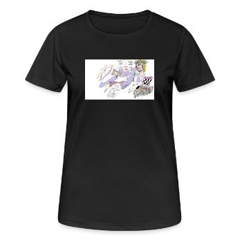Rêvasser aux oiseaux - T-shirt respirant Femme - noir - Devant - AI Model Female 172 light (172cm)