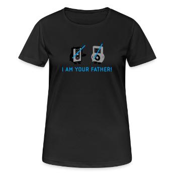 vs pod - Frauen T-Shirt atmungsaktiv - Schwarz - Vorne - AI Model Female 172 light (172cm)