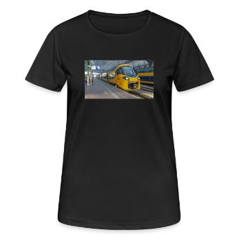 ICNG Rotterdam Central - T-shirt respirant Femme - noir - Devant - AI Model Female 172 light (172cm)