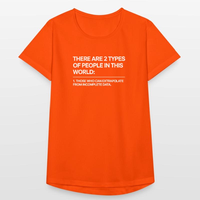 Statistik Analyse Data Science Extrapolation Frauen T-Shirt atmungsaktiv
