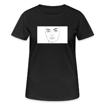 Beauté féminine - T-shirt respirant Femme - noir - Devant - AI Model Female 172 light (172cm)