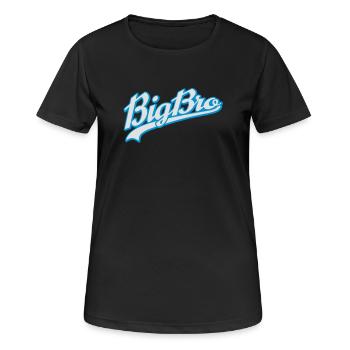 Big Bro | Brother - T-shirt respirant Femme - noir - Devant - AI Model Female 172 light (172cm)