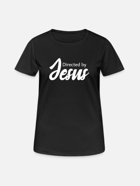 Regie_Jesus Déclaration - T-shirt respirant Femme - noir