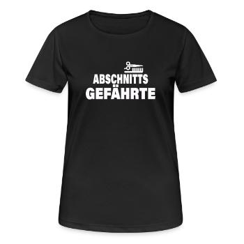 SECTION COMPANION - Women's Breathable T-Shirt - black - Front - AI Model Female 172 light (172cm)