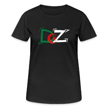 DZ Algeria True Algerian Algerian - Women's Breathable T-Shirt - black - Front - AI Model Female 172 light (172cm)
